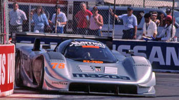 GTPcom Mazda RX7-92P 1a The hellfire and fury that is the Mazda RX-792P is back to delight and deafen an all new audience. (© GrandTouringPrototype.com)