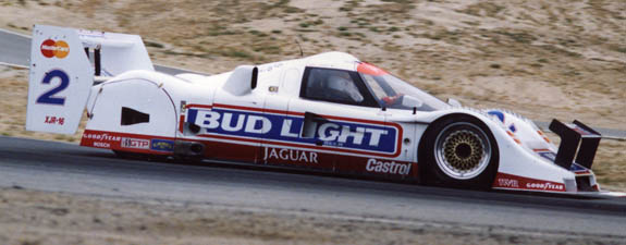 S.DJ.JAGUAR.LAGUNA91 A wide variety of TWR USA Jaguars roleed to victory on BBS products. Davy Jones is seen here in 1991 with the twin-turbo V6 XJR-16. (© GrandTouringPrototype.com)